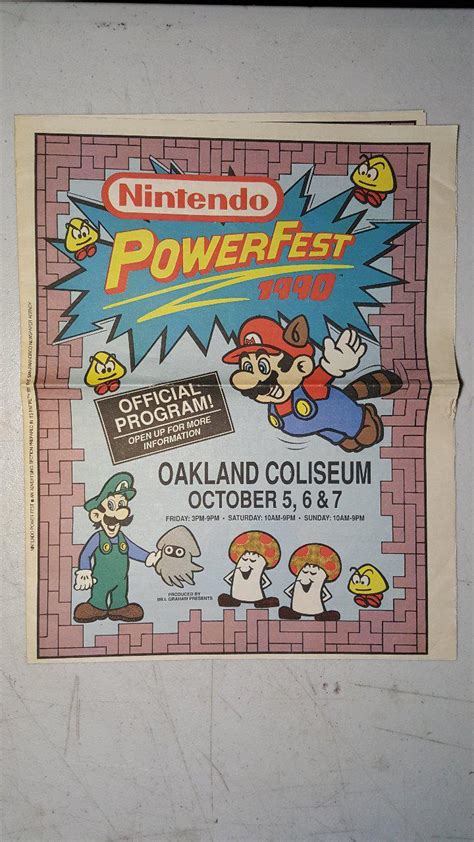 Powerfest 1990 Newspaper Insert R Gaming