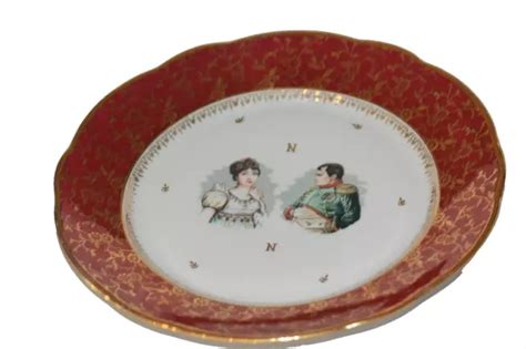 Assiette Vintage Napol On Et Jos Phine Porcelaine De Luxe Fd Filigran E