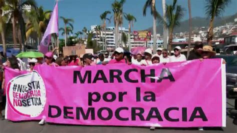 Marcha Democracia Marcha Nacional Por Nuestra Democracia En