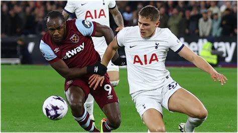 West Ham Le Empata Al Tottenham Con Un Ins Lito Gol De Espalda En