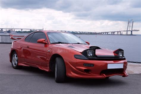 Tuning Japan Car Toyota Celica At The Auto Show Editorial Image Image