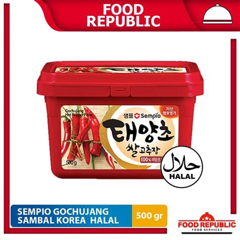 Jual Sempio Gochujang Halal 500 Gr Sambal Gochujang Pasta Korea Saus