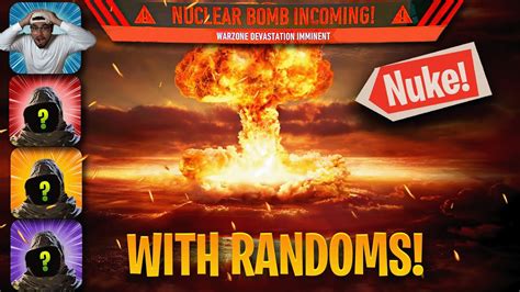 Insaine Nuke With Randoms In Warzone😯 Youtube