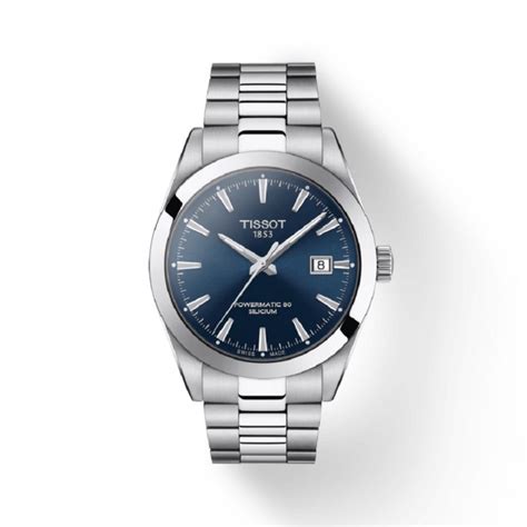 RELOJ T1274BS ACERO ESFERA AZUL 40 MM AUTOMÁTICO GENTLEMAN TISSOT