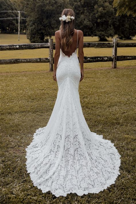 Clo pearl lace wedding dress made to order – Artofit