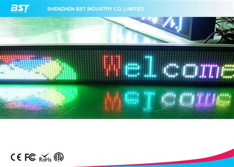 Indoor RGB Full Color LED Moving Message Display Programmable Signs