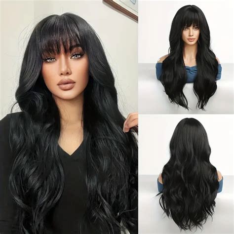 Butterfly Haircut Long Wavy Hair Wigs Women Synthetic Heat Temu