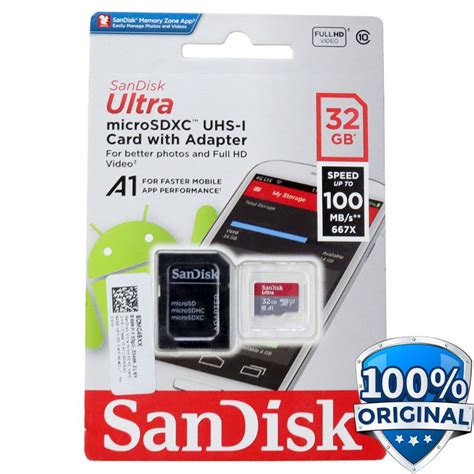 Jual Memori Sandisk SD Ultra Memory Card Kamera 16 GB 32GB 80MB S