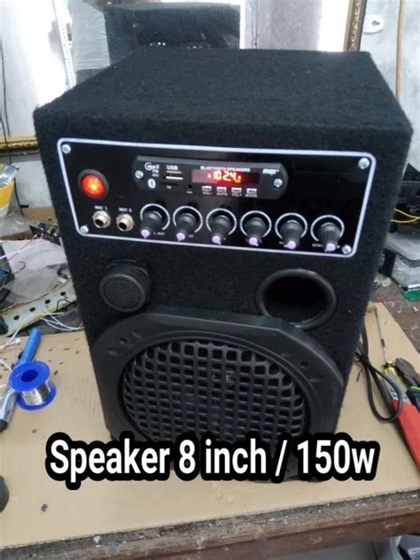 SPEAKER AKTIF 8 INCH Rakitan BLUETOOTH Lazada Indonesia