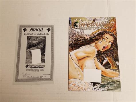 Cavewoman Prehistoric Pinups Budd Root Nude Adult Variant Comic Ltd Of