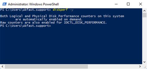 Enabling Disk Performance Counters Ans Documentation