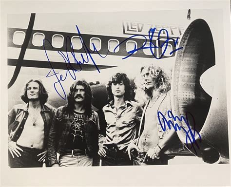 Led Zeppelin Autographed 10x8 Photo Yourpremiermemorabilia