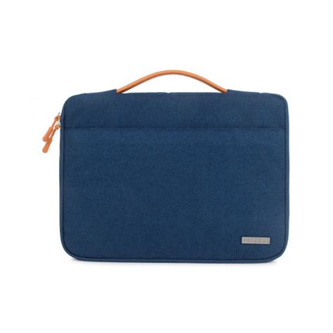 Probus Water Resistant Canvas Laptop Sleeve Bag Notebook Case For Men And Women Blue