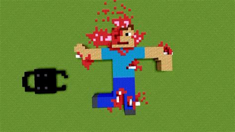 Minecraft Steve Dies Again Parachute Fail Youtube