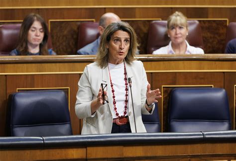 Teresa Ribera Comparece Ma Ana En El Congreso Para Dar Cuenta De Los