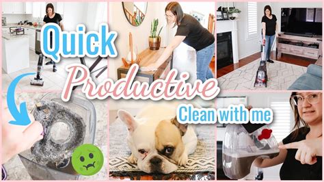 Quick And Productive Clean With Me Productive Cleaning Day Dusty