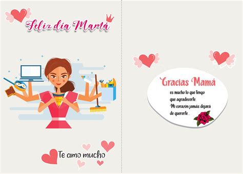 Tarjetas para el día de la Madre Caratulas para Cuadernos