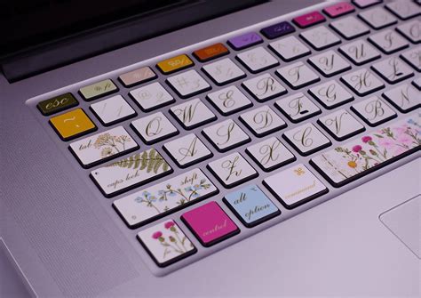 Macbook Keyboard Decal Macbook Pro Stickers Keyboard Stickers