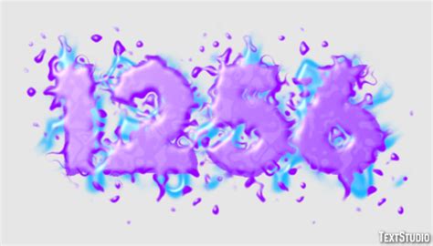 1256 Text Effect and Logo Design Number
