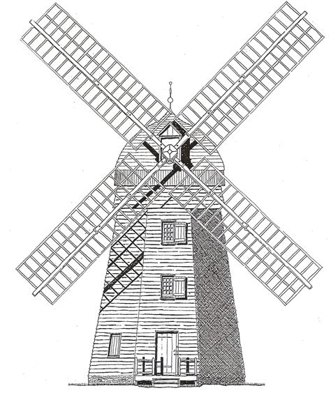 How To Draw A Windmill