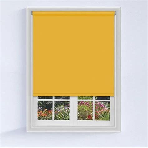 100 Pvc Plain Pmrd Yellow Roller Blind For Window Blinds At Rs 80sq Ft In Kolkata