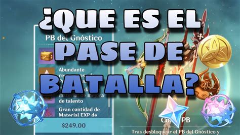 Genshin Impact｜ ¿quÉ Es El Pase De Batalla Pase Gnóstico Youtube