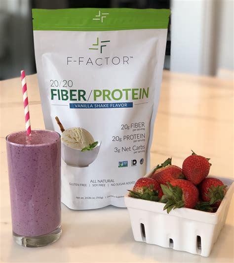 Berry Delicious 20 20 Smoothie Protein And Fiber Shake F Factor