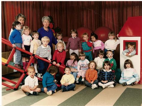 Photo de classe 1er année de maternelle 1986 1987 de 1987 ECOLE