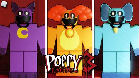 Poppy Playtime Chapter 3 Smiling Critters Rp All Characters Roblox