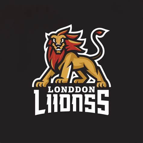 LOGO Design For London Lions Majestic Lion Symbol for Sports Fitness ...