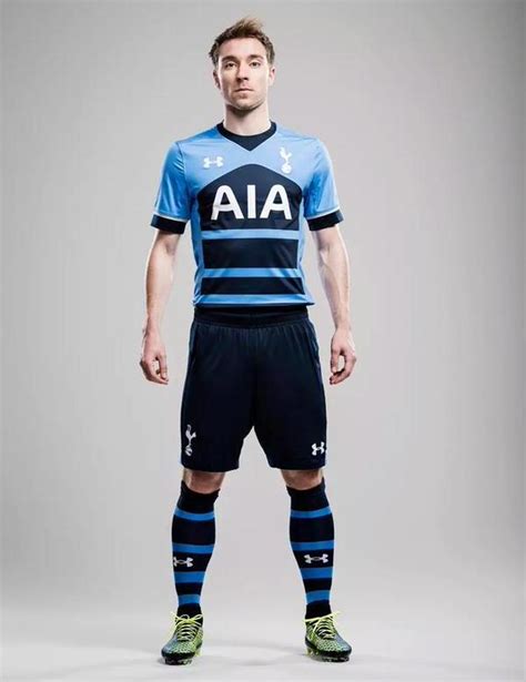 Blue Tottenham Jersey 2015 2016 Under Armour Spurs Away Kit 15 16