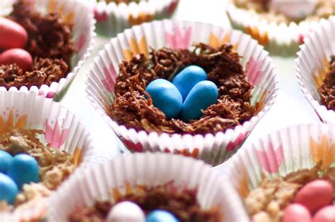 Chocolate Birds Nests An Easy No Bake Treat Saving Room For Dessert