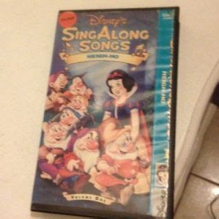 Disney Sing Along Songs Heigh Ho Vhs 1993 Batmanengine