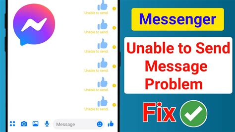 How To Fix Unable To Send Massage On Messenger Problem 2024 Messenger