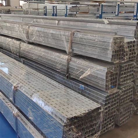 Hot DIP Galvanized Strut Channel Steel Bar Al Zn Mg Coating Slotted U Channel Bar Slotted