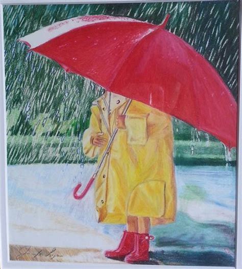 Playing In The Rain Colored Pencil Available At Center For Visual