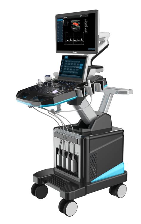 Trolley Mobile Medical Sonar Color Doppler Ultrasound Scanner Cart