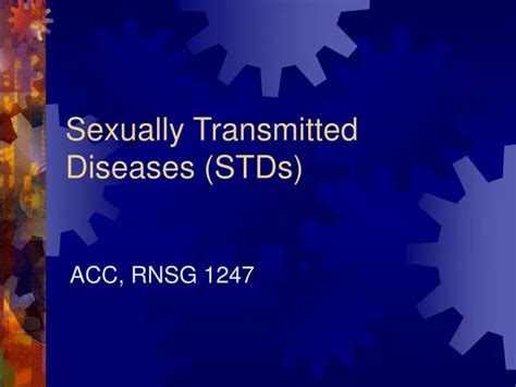 Ppt Sexually Transmitted Diseases Stds Powerpoint Presentation Free Download Id3084983