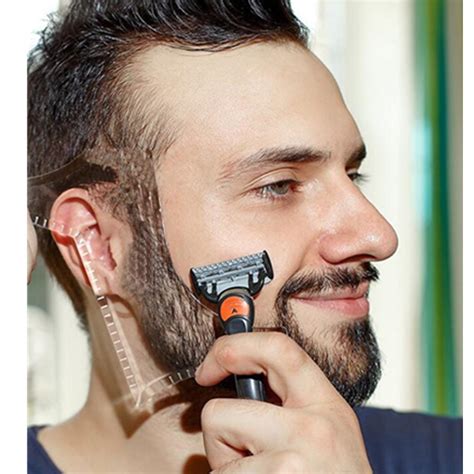 Beard Barba Moustache Shaping Template Shower Salon Beard Shaving Shave