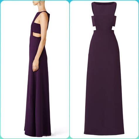 Jill Jill Stuart Cutout Bateauneck Gown Gem