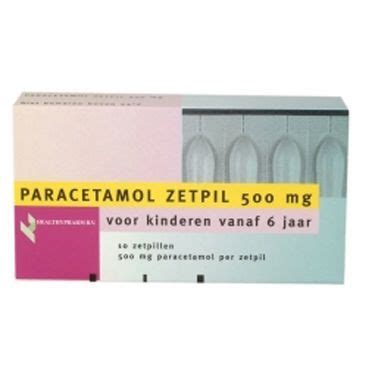 Paracetamol Mg Zetpillen Healthypharm Nova Vitae