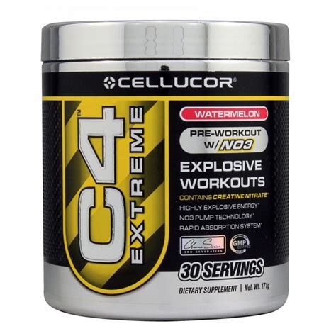 C4 Extreme Pre Workout Watermelon 30 Servings By Cellucor