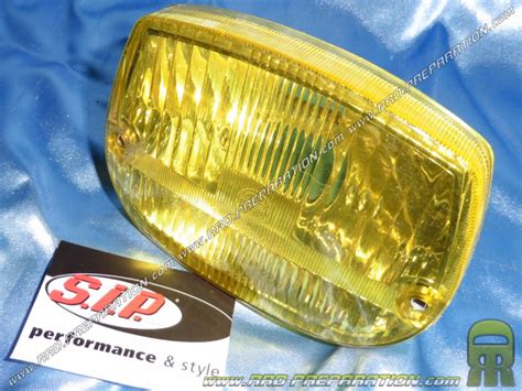 Front Headlight Light SIP Chrome And Transparent Repackaged For Moped