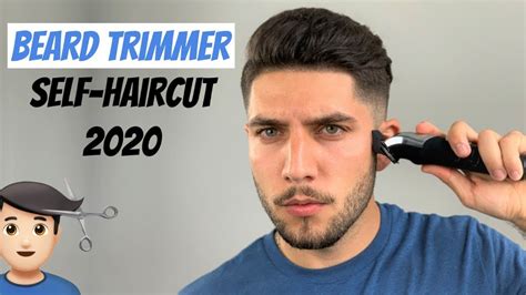 Beard Trimmer Self Haircut Tutorial 2020 How To Cut Your Own Hair With A Beard Trimmer Youtube