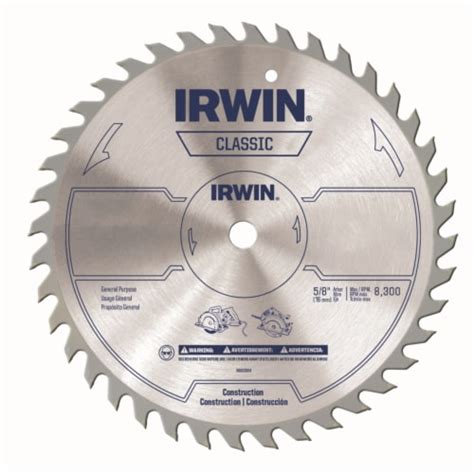 Irwin 10 Inch Classic Carbide Circular Saw Blade 1 Ct King Soopers