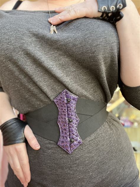 Limited Edition Waspie Belt Dark Garden Unique Corsetry Inc