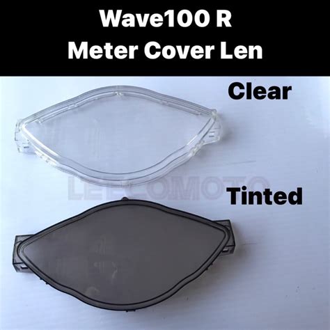 Honda Wave 100R Wave100 R Meter Len Lens Clear Tinted Tudung Speedo