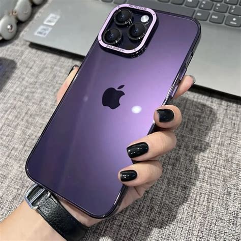 Funda Transparente Ultrafina De Lujo Para IPhone 14 Plus 13 Pro Max 14