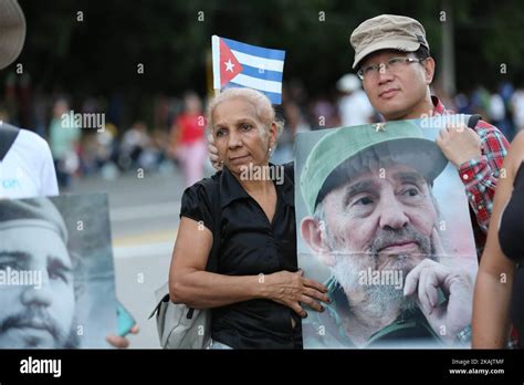 Thousands Of Cubans Take To The Streets To Pay Posthumous Tribute To