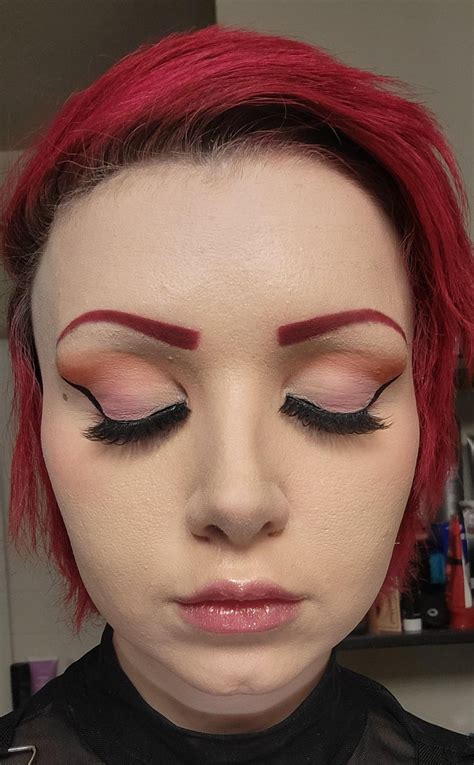 Warm Toned Eyeshadow Goth Makeup Appreciate Tips And Feedback New To